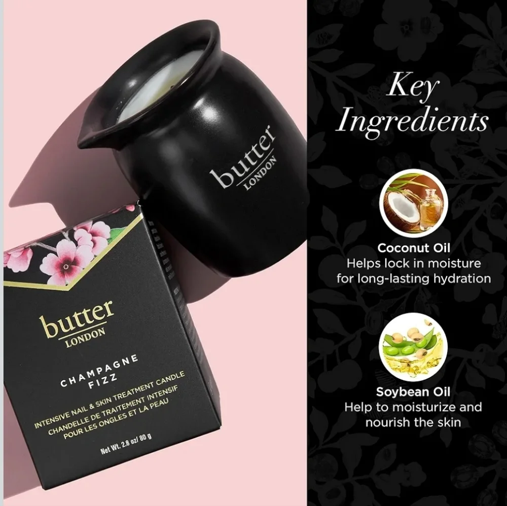 Butter London Champagne Fizz Manicure Candle